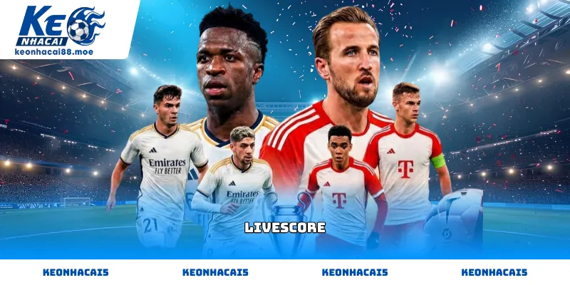 Theo dõi Livescore cập nhật tỷ số bóng đá trực tuyến nhanh nhất
